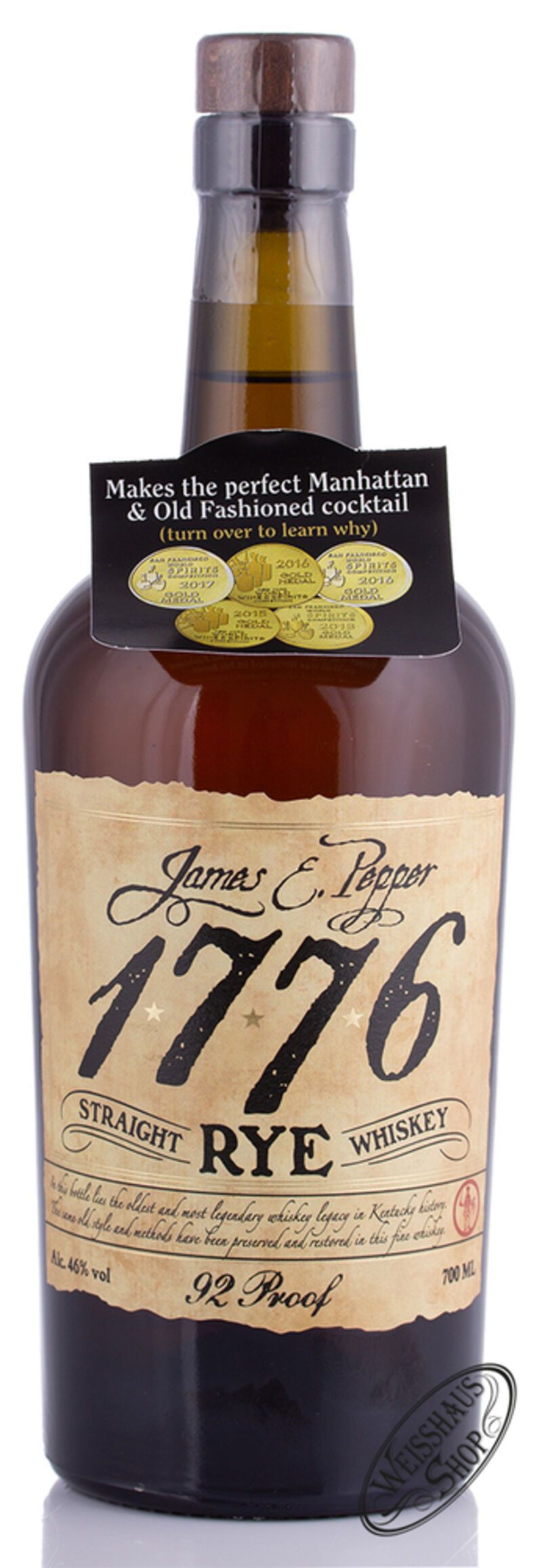 1776 Rye Whiskey 46% vol. 0,70l 1776 Rye Whiskey 46% vol. 0,70l