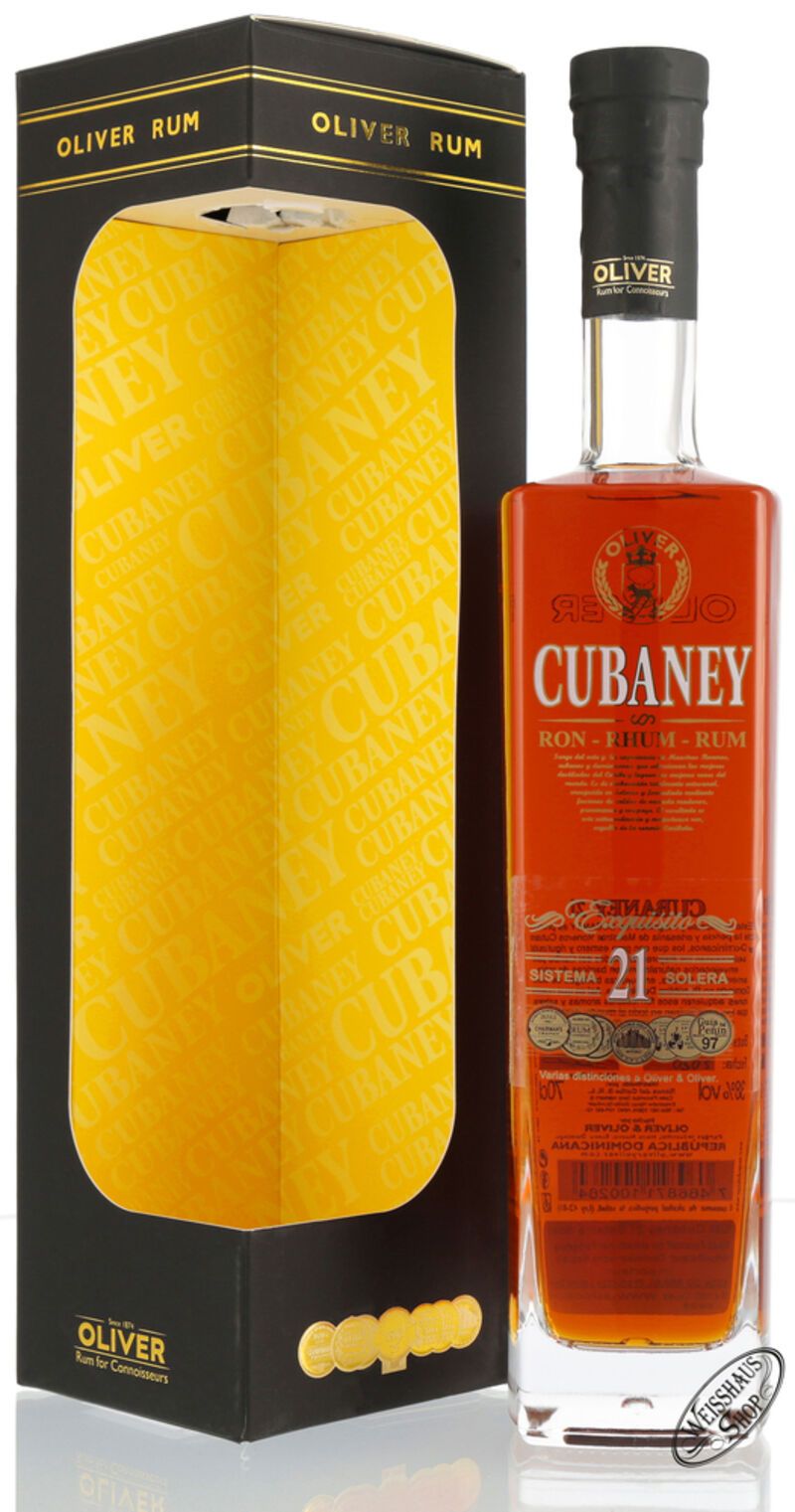 Cubaney Exquisito 21 YO Rum 38% vol. 0,70l Cubaney Exquisito 21 YO Rum 38% vol. 0,70l