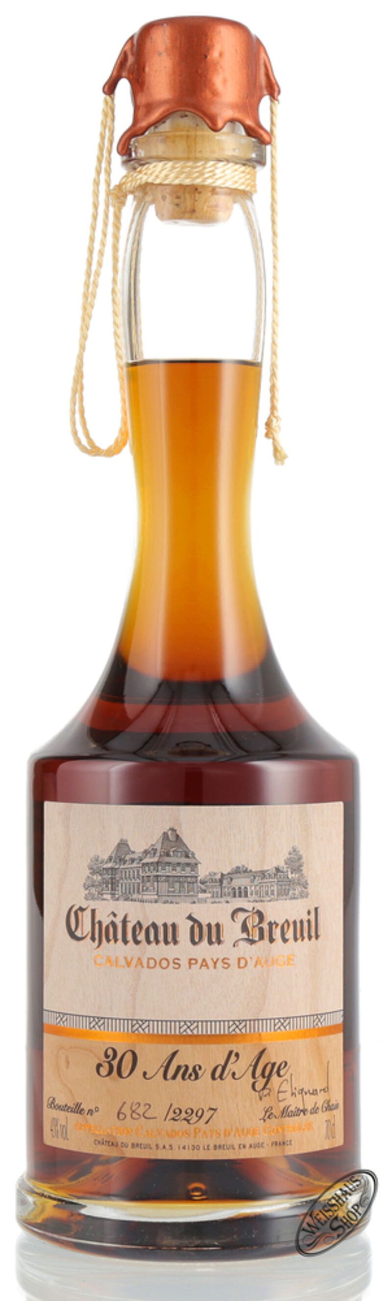 Château du Breuil 30 YO Calvados 43% vol. 0,70l Château du Breuil 30 YO Calvados 43% vol. 0,70l