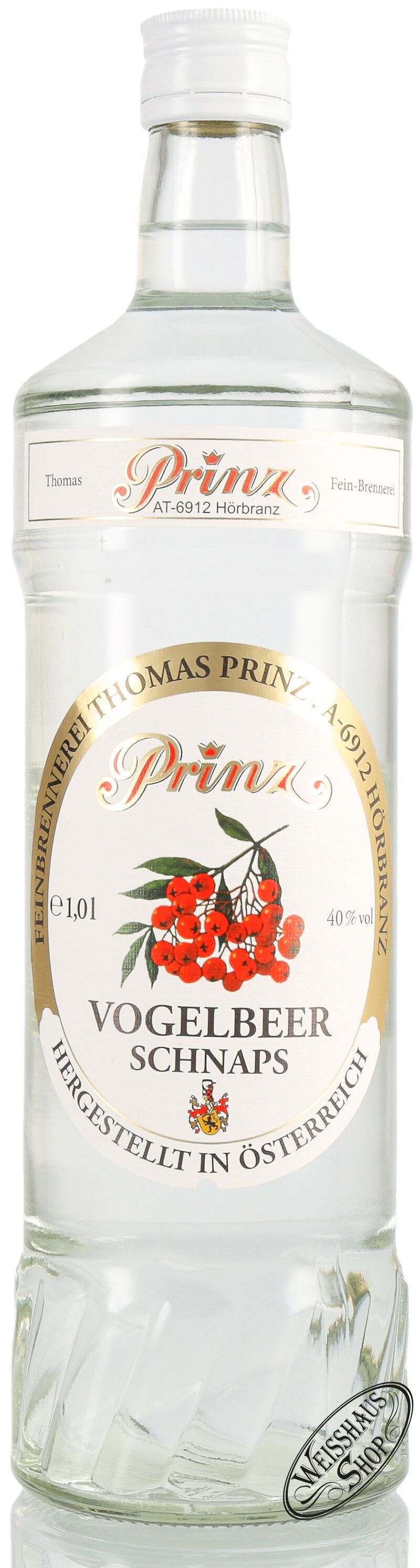 Prinz Vogelbeerschnaps 40% vol. 1,0l Prinz Vogelbeerschnaps 40% vol. 1,0l