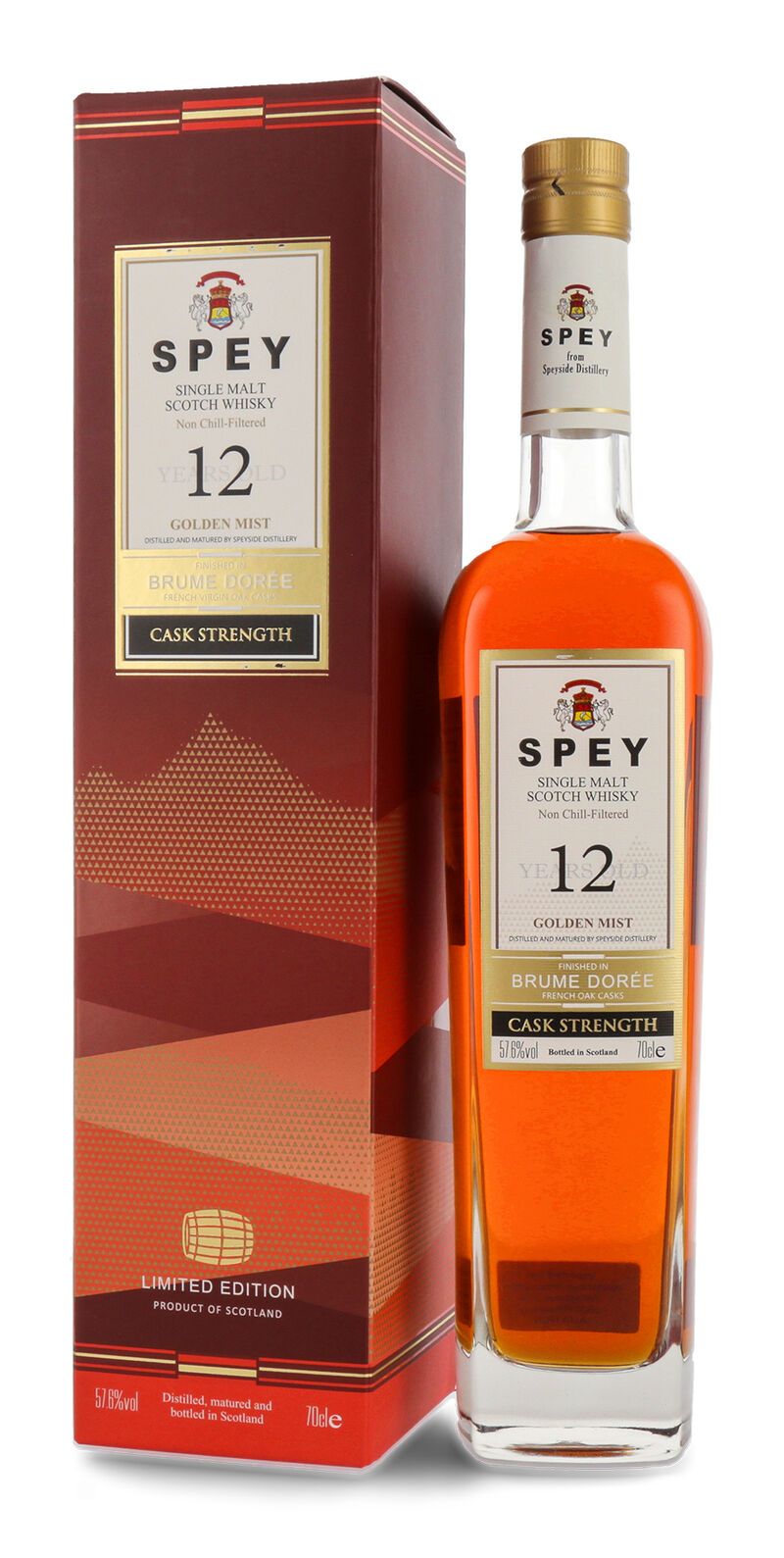 Spey 12 YO Brume Doree Cask Strength Whisky 57,6% vol. 0,70l