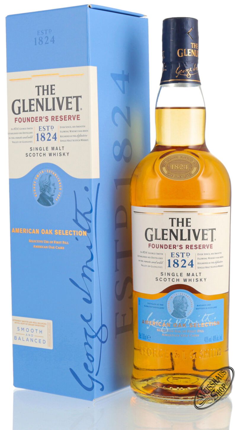 The Glenlivet Founders Reserve Whisky 40% vol. 0,70l The Glenlivet Founders Reserve Whisky 40% vol. 0,70l