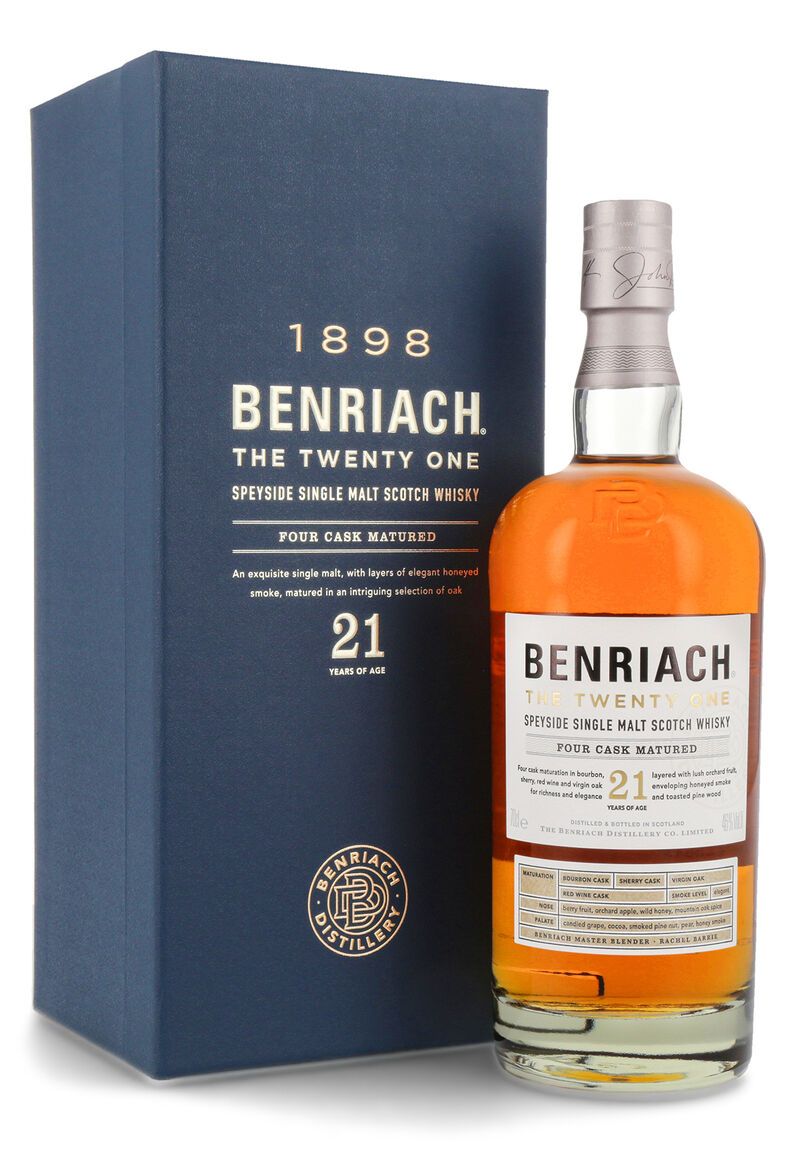 BenRiach The Twenty One 21 YO Whisky 46% vol. 0,70l BenRiach The Twenty One 21 YO Whisky 46% vol. 0,70l