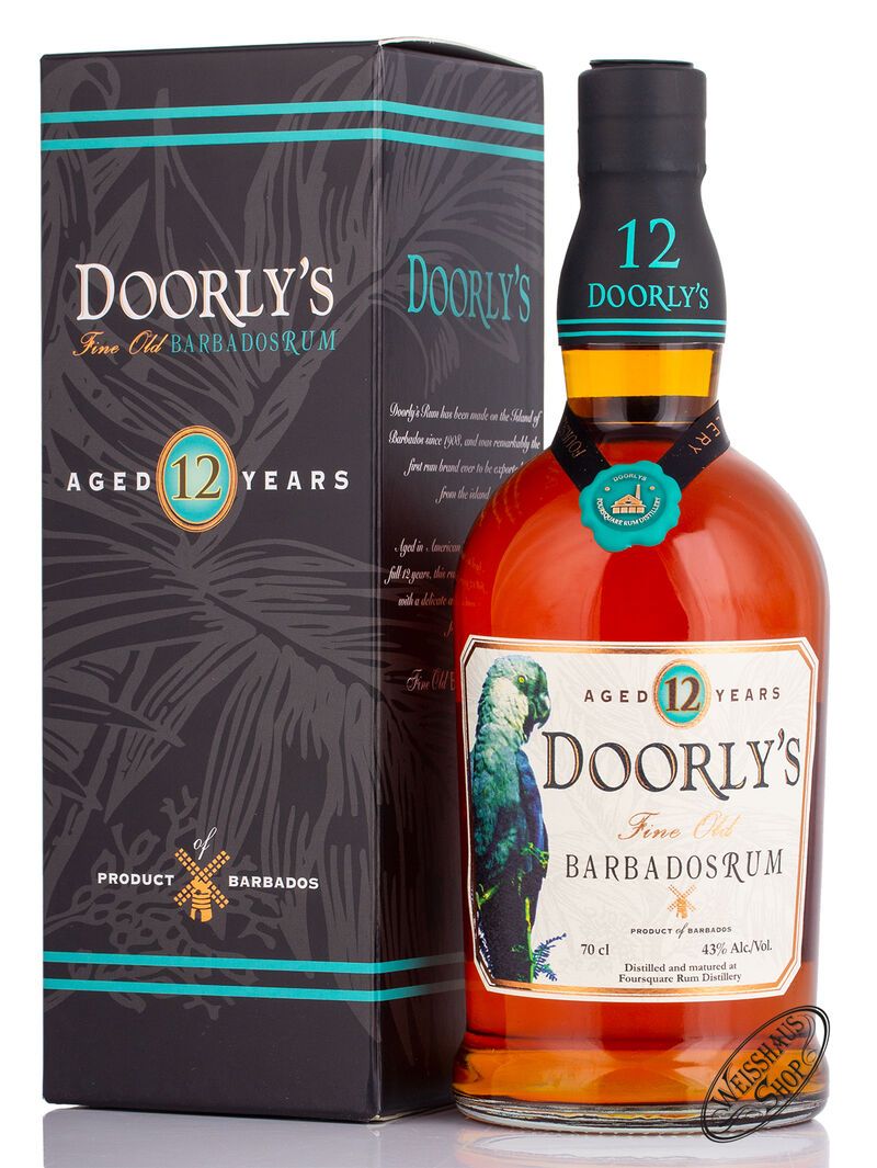 Doorly's 12 YO Barbados Gold Rum 43% vol. 0,70l Doorly's 12 YO Barbados Gold Rum 43% vol. 0,70l