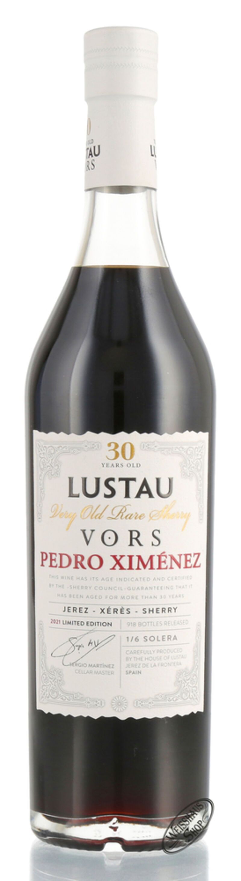 Lustau VORS Pedro Ximenez 30 YO Sherry 15,5% vol. 0,50l Lustau VORS Pedro Ximenez 30 YO Sherry 15,5% vol. 0,50l