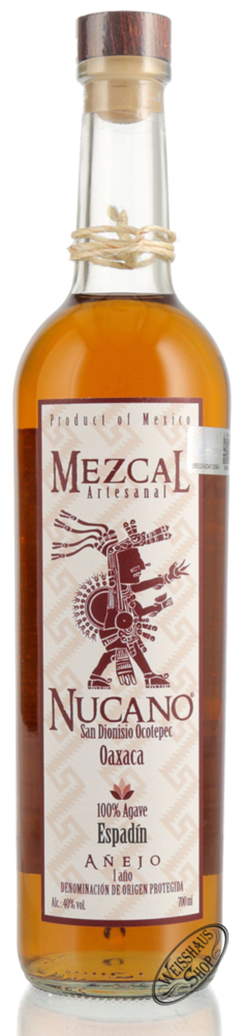 Nucano Mezcal Espadin Anejo 40% vol. 0,70l Nucano Mezcal Espadin Anejo 40% vol. 0,70l