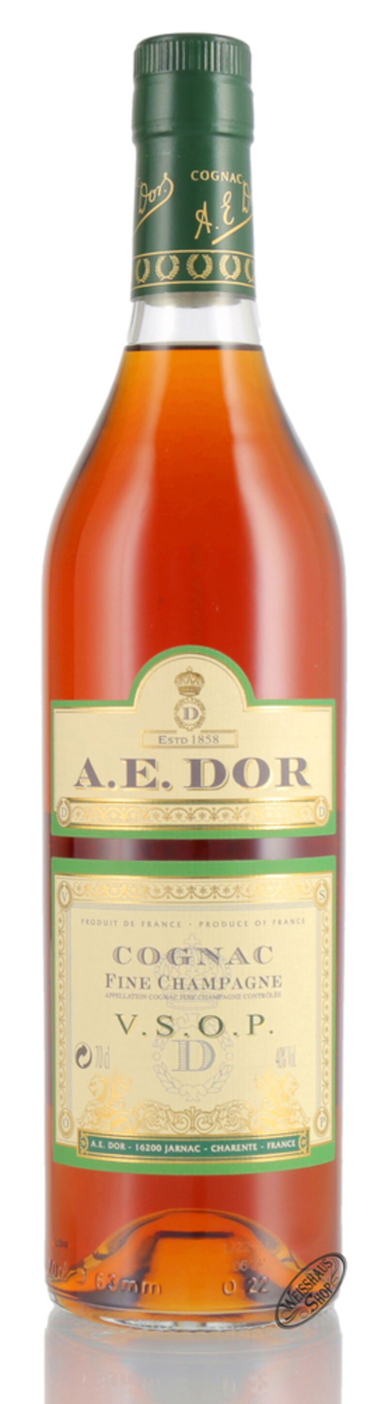 A.E. Dor Cognac VSOP 40% vol. 0,70l A.E. Dor Cognac VSOP 40% vol. 0,70l