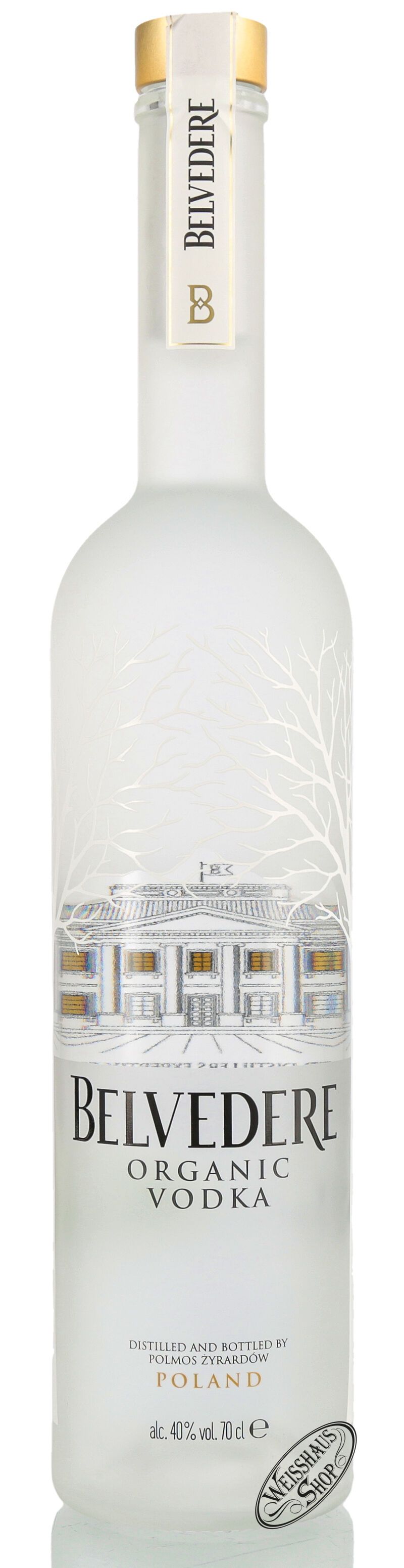 Belvedere Organic Vodka 40% vol. 0,70l Belvedere Organic Vodka 40% vol. 0,70l