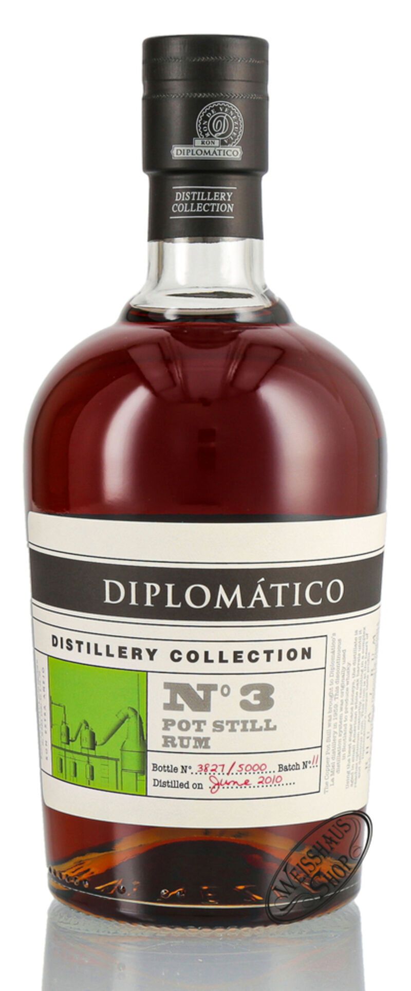 Diplomatico TDC Batch No.3 Pot Still Rum 47% vol. 0,70l B-Ware