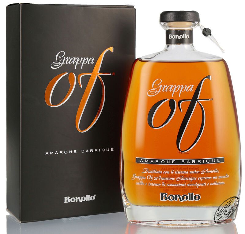 Bonollo Grappa of Amarone Barrique 42% vol. 0,70l Bonollo Grappa of Amarone Barrique 42% vol. 0,70l
