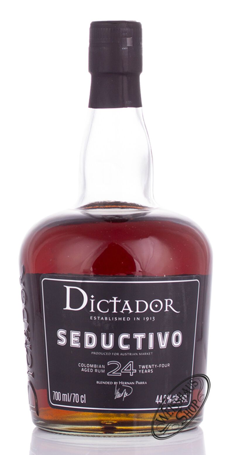 Dictador Seductivo 24 YO Rum 44,2% vol. 0,70l Dictador Seductivo 24 YO Rum 44,2% vol. 0,70l