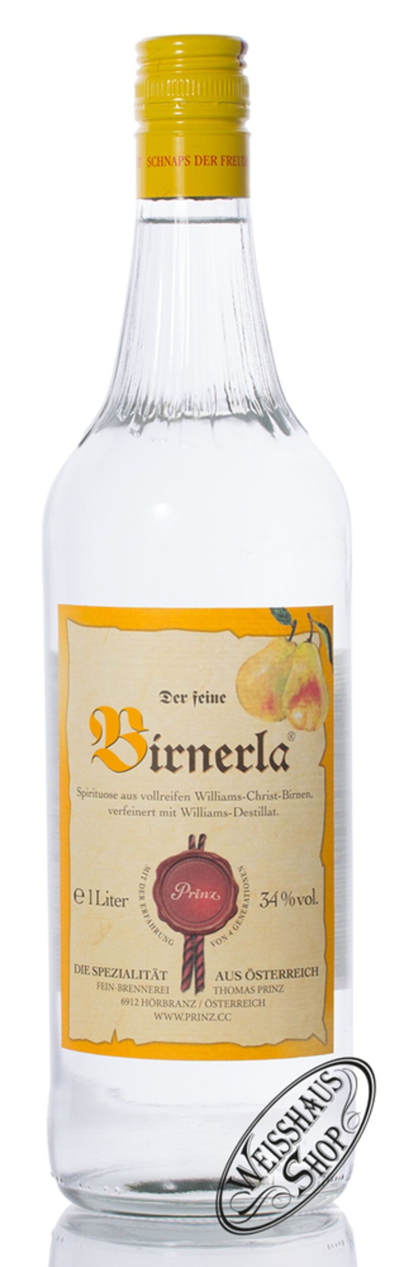 Prinz Birnerla 34% vol. 1,0l Prinz Birnerla 34% vol. 1,0l