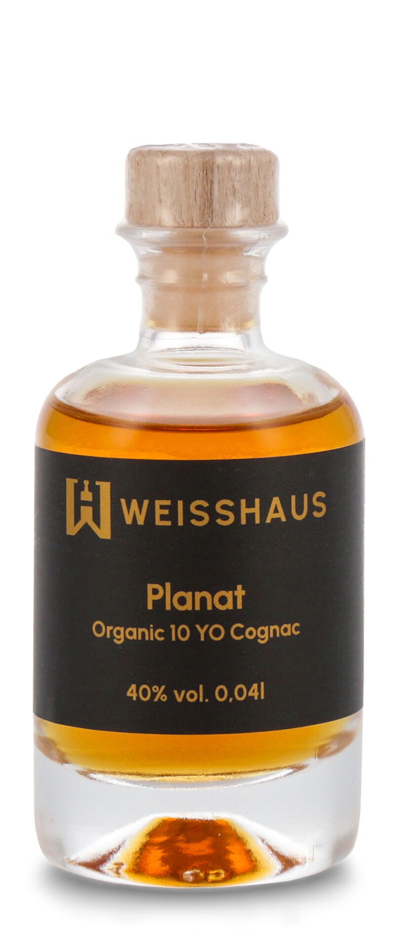 Planat Organic 10 YO Cognac 40% vol. 0,04l Weisshaus Sample