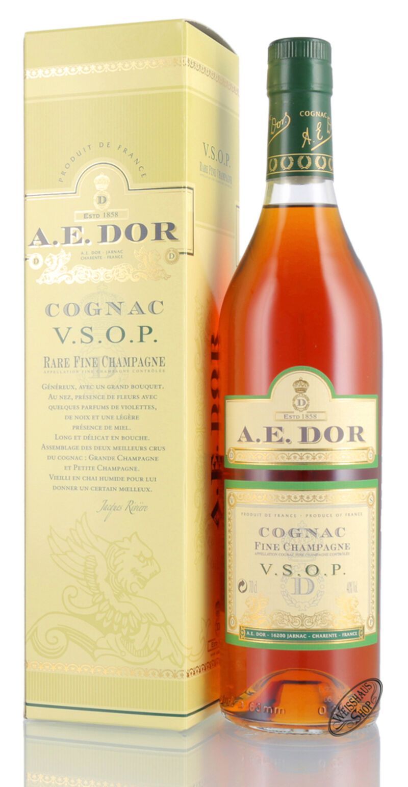 A.E. Dor Cognac VSOP 40% vol. 0,70l A.E. Dor Cognac VSOP 40% vol. 0,70l