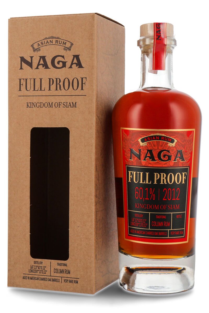 Naga Full Proof Siam Vintage 2012 Limited Edition Rum 60,1% vol. 0,70l
