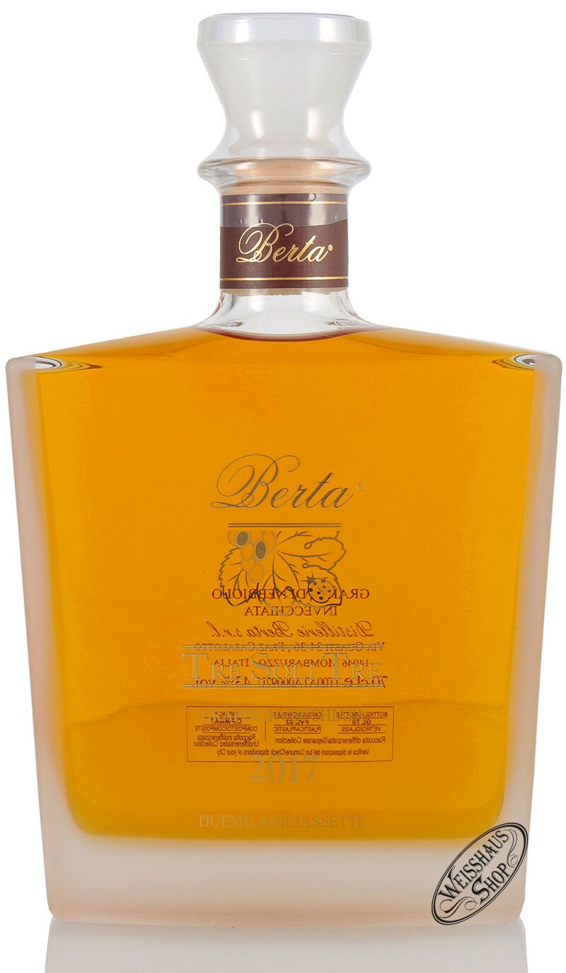 Berta Grappa Tre Soli Tre 43% vol. 0,70l Berta Grappa Tre Soli Tre 43% vol. 0,70l