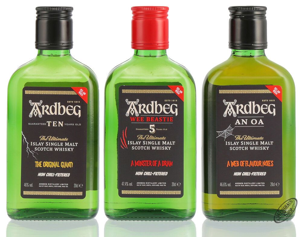 Ardbeg Three Monsters of Smoke Islay Whisky 46,7% vol. 0,60l Ardbeg Three Monsters of Smoke Islay Whisky 46,7% vol. 0,60l