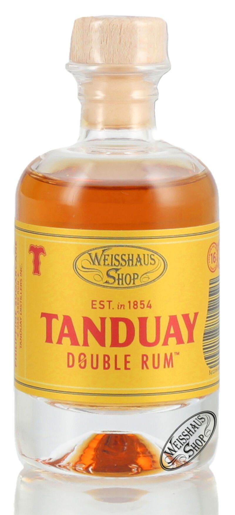 Tanduay Double Rum 40% vol. 0,04l Weisshaus Sample Tanduay Double Rum 40% vol. 0,04l Weisshaus Sample