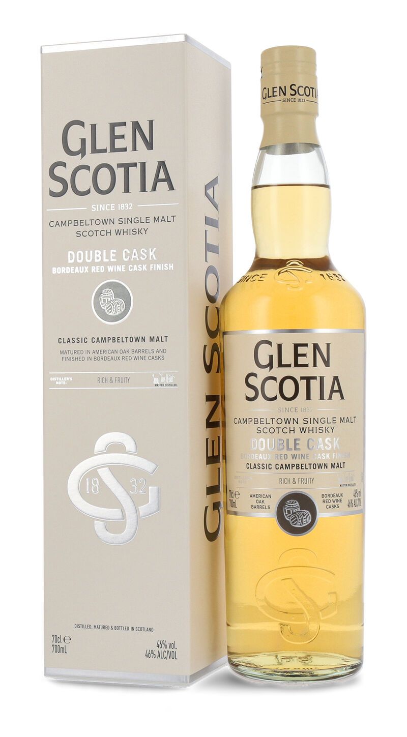 Glen Scotia Double Cask Bordeaux Red Wine Finished Whisky 46% vol. 0,70