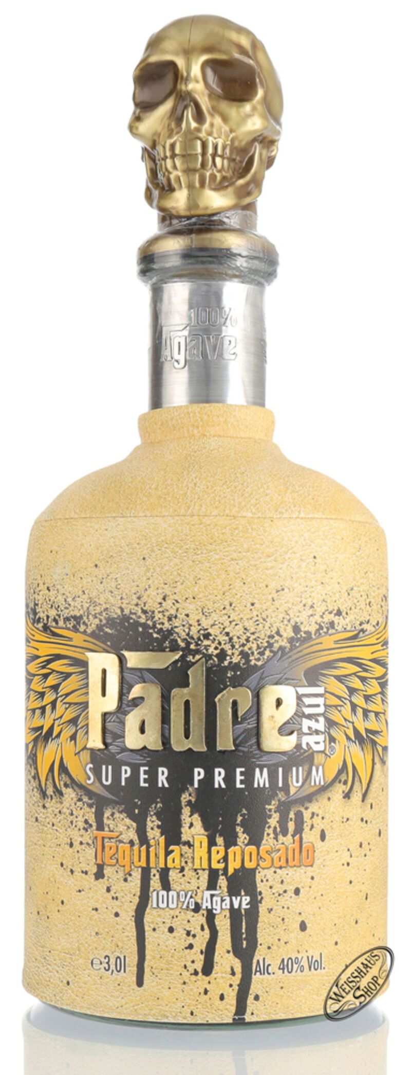 Padre azul Reposado Tequila 40% vol. 3,0l Doppelmagnum Padre azul Reposado Tequila 40% vol. 3,0l Doppelmagnum