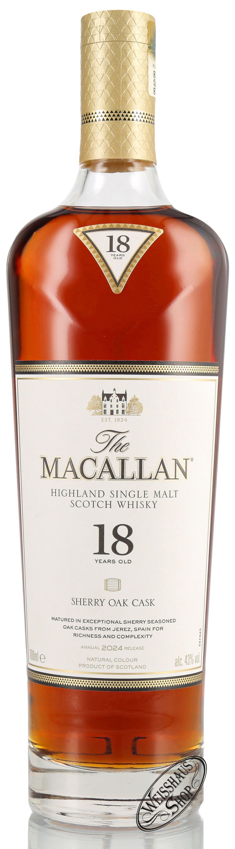 Macallan 18 YO Sherry Oak Edition 2024 Whisky 43% vol. 0,70l Macallan 18 YO Sherry Oak Edition 2024 Whisky 43% vol. 0,70l