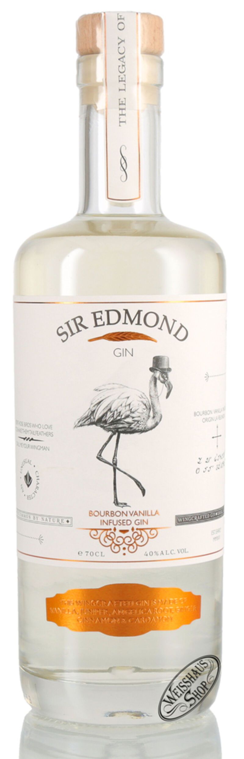 Sir Edmond Vanilla Spiced Gin 40% vol. 0,70l Sir Edmond Vanilla Spiced Gin 40% vol. 0,70l