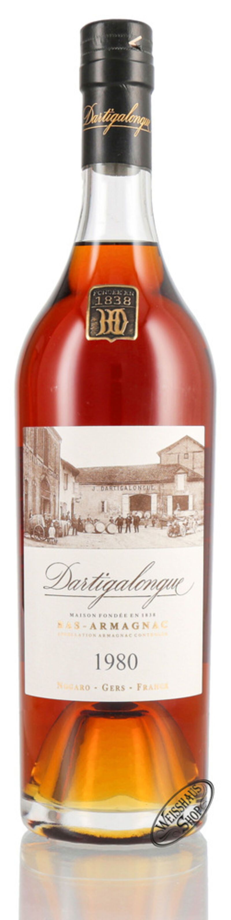 Dartigalongue Vintage 1980 Armagnac 40% vol. 0,70l Dartigalongue Vintage 1980 Armagnac 40% vol. 0,70l