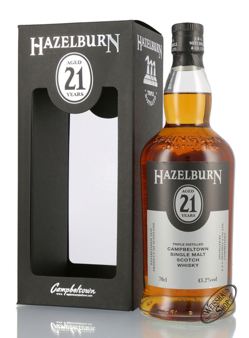 Hazelburn 21 YO Single Malt Whisky 43,2% vol. 0,70l