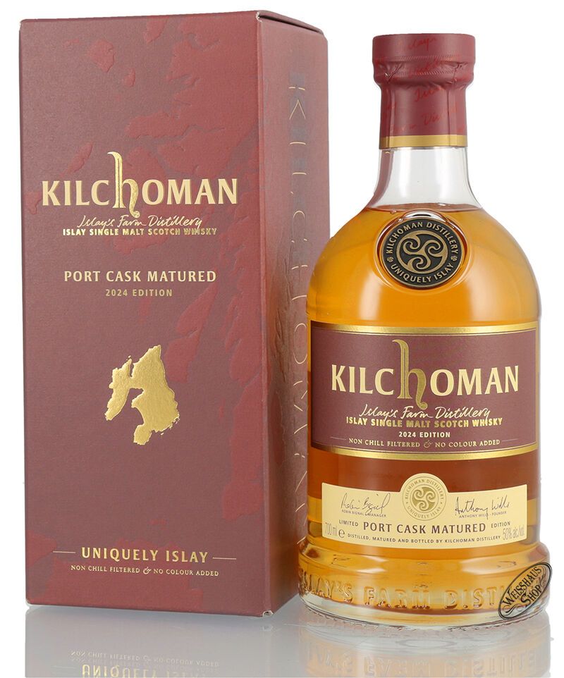 Kilchoman Port Cask Matured Edition 2024 Islay Whisky 50% vol. 0,70l Kilchoman Port Cask Matured Edition 2024 Islay Whisky 50% vol. 0,70l