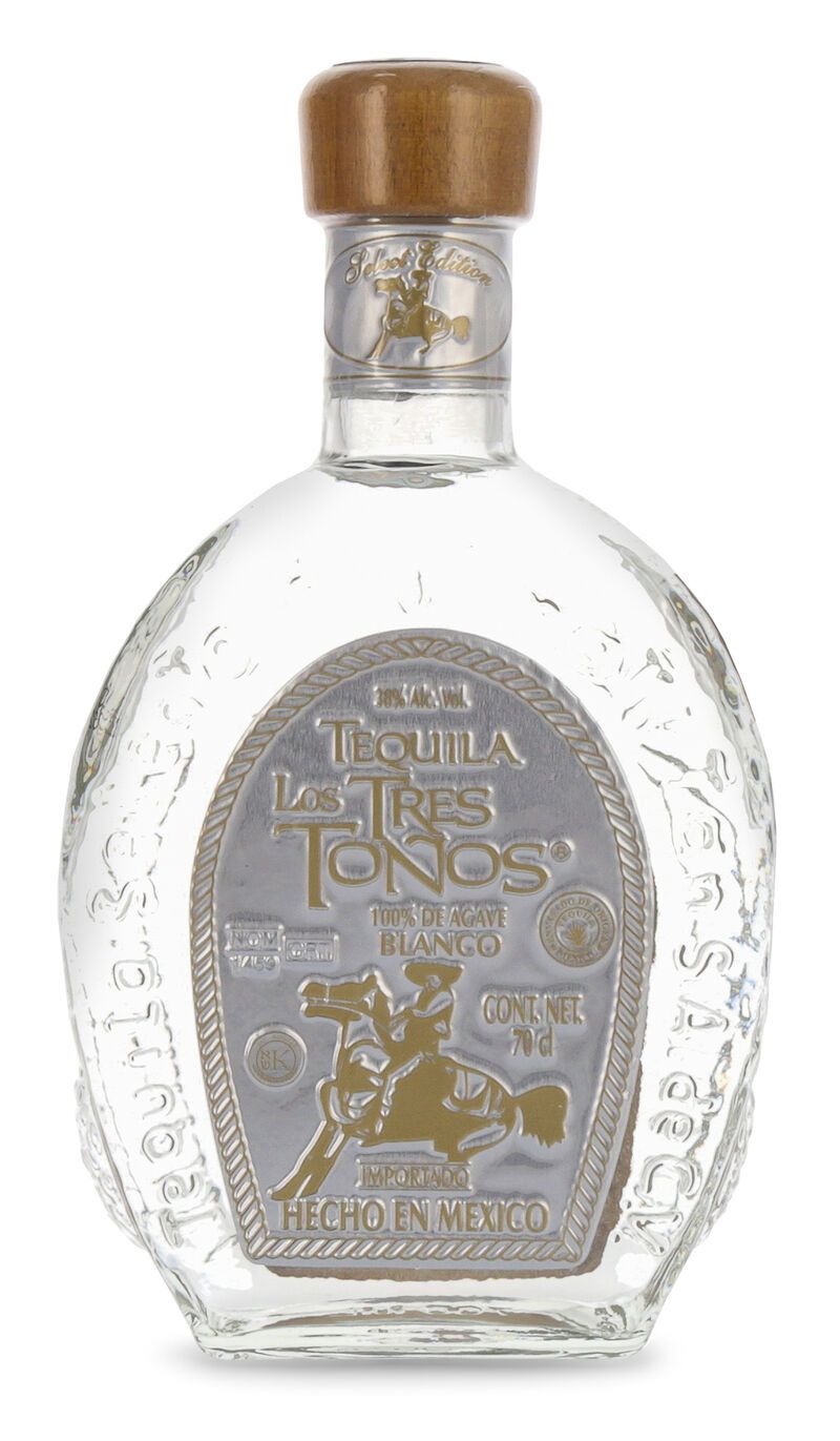 Los Tres Tonos Tequila Blanco 38% vol. 0,70l