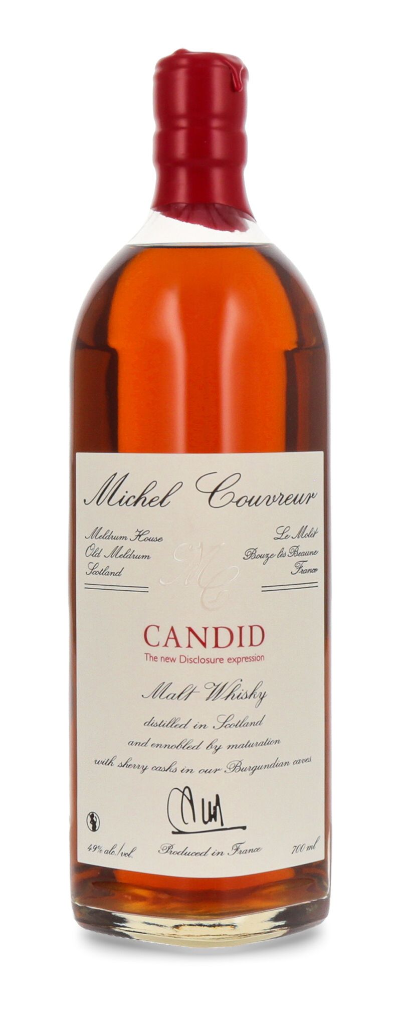 Michel Couvreur Candid Malt Whisky 49% vol. 0,70l