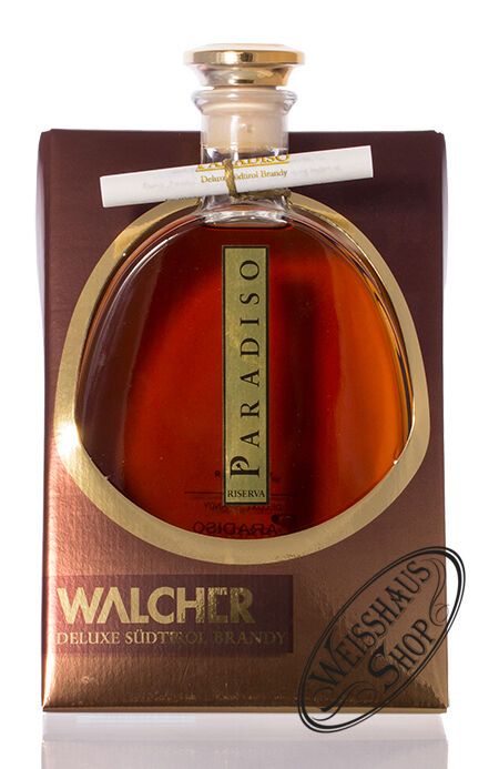 Walcher Paradiso Deluxe Südtirol Brandy 40% vol. 0,70l Walcher Paradiso Deluxe Südtirol Brandy 40% vol. 0,70l