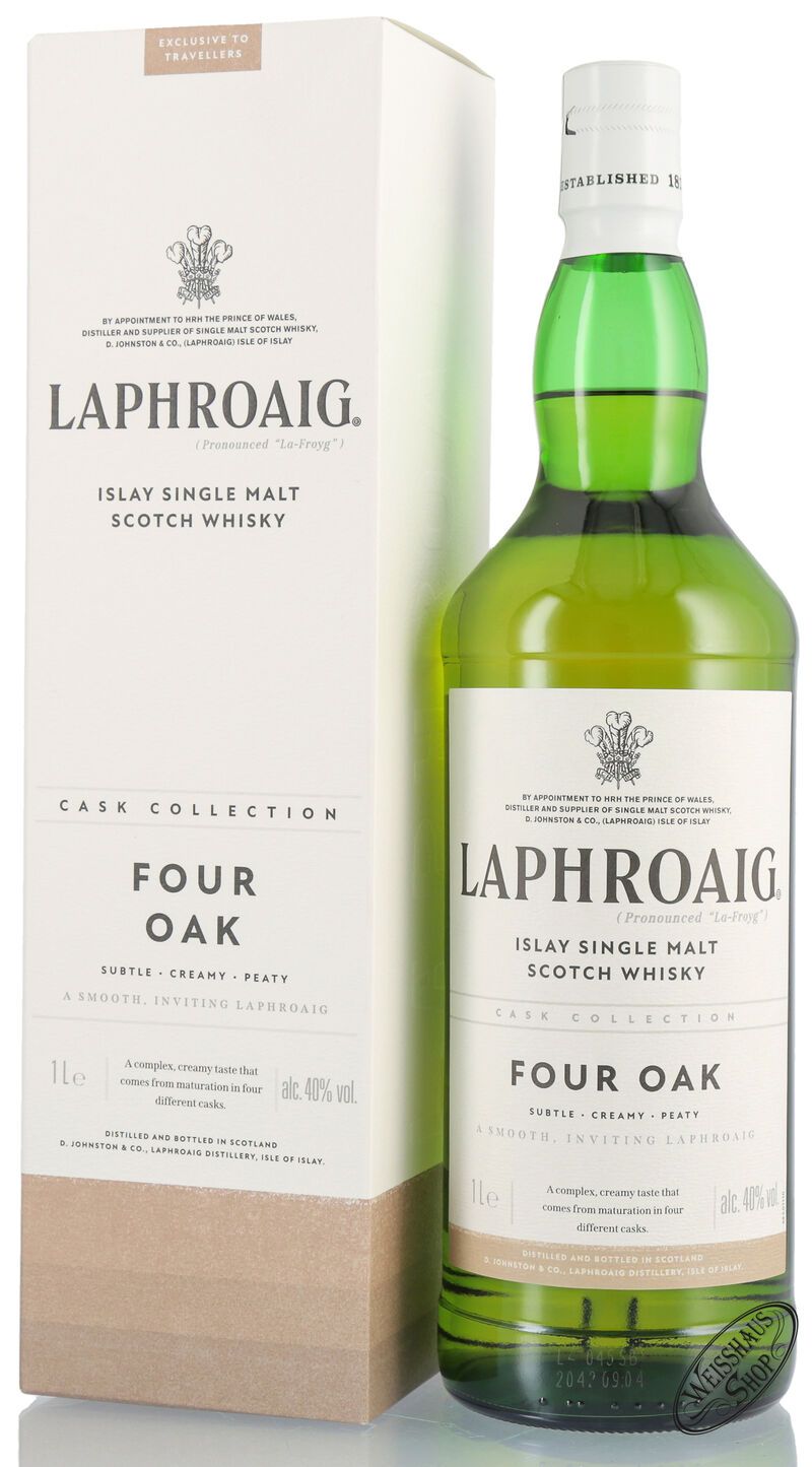 Laphroaig Four Oak Whisky 40% vol. 1,0l Laphroaig Four Oak Whisky 40% vol. 1,0l