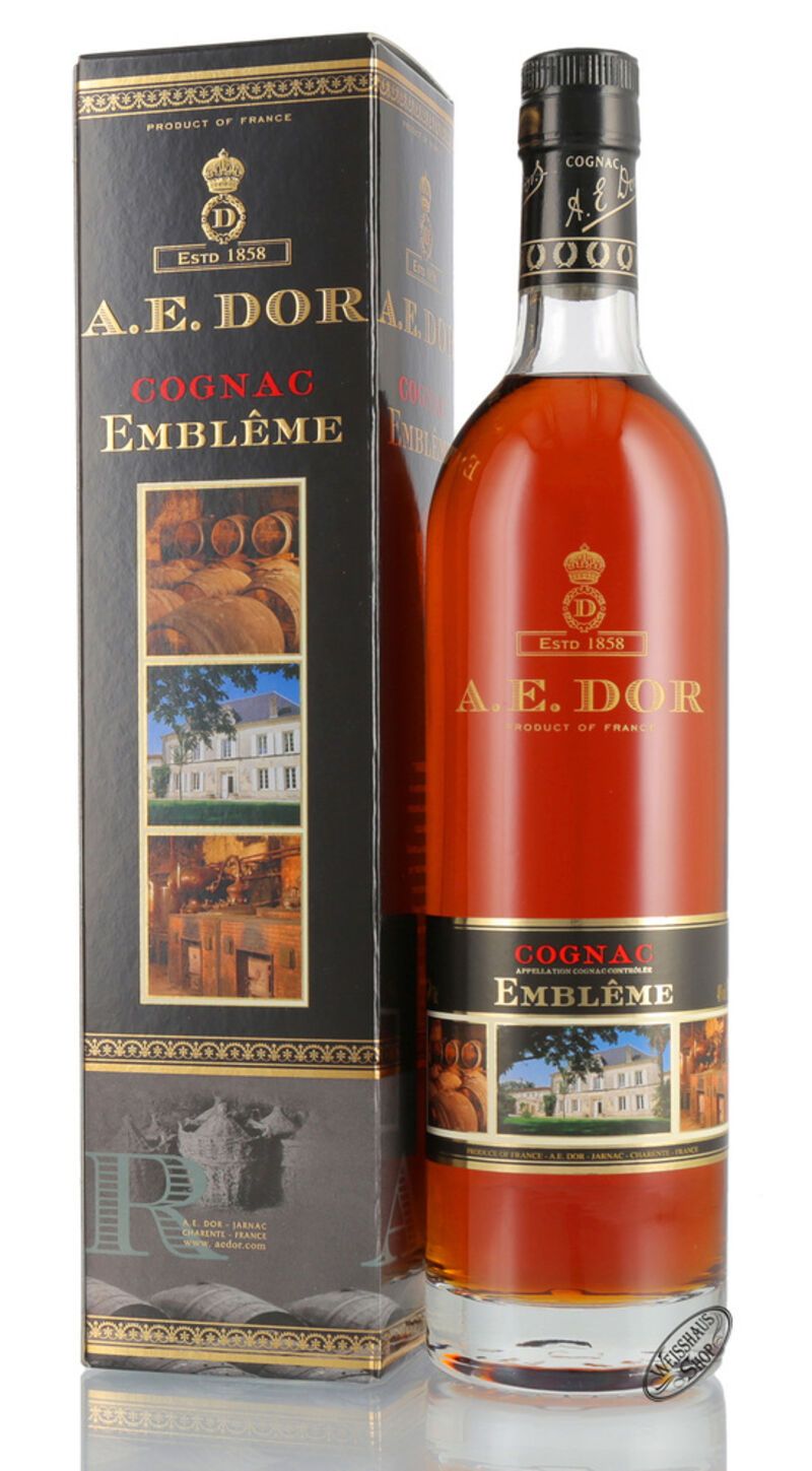 A.E. Dor Cognac Emblême 40% vol. 0,70l A.E. Dor Cognac Emblême 40% vol. 0,70l