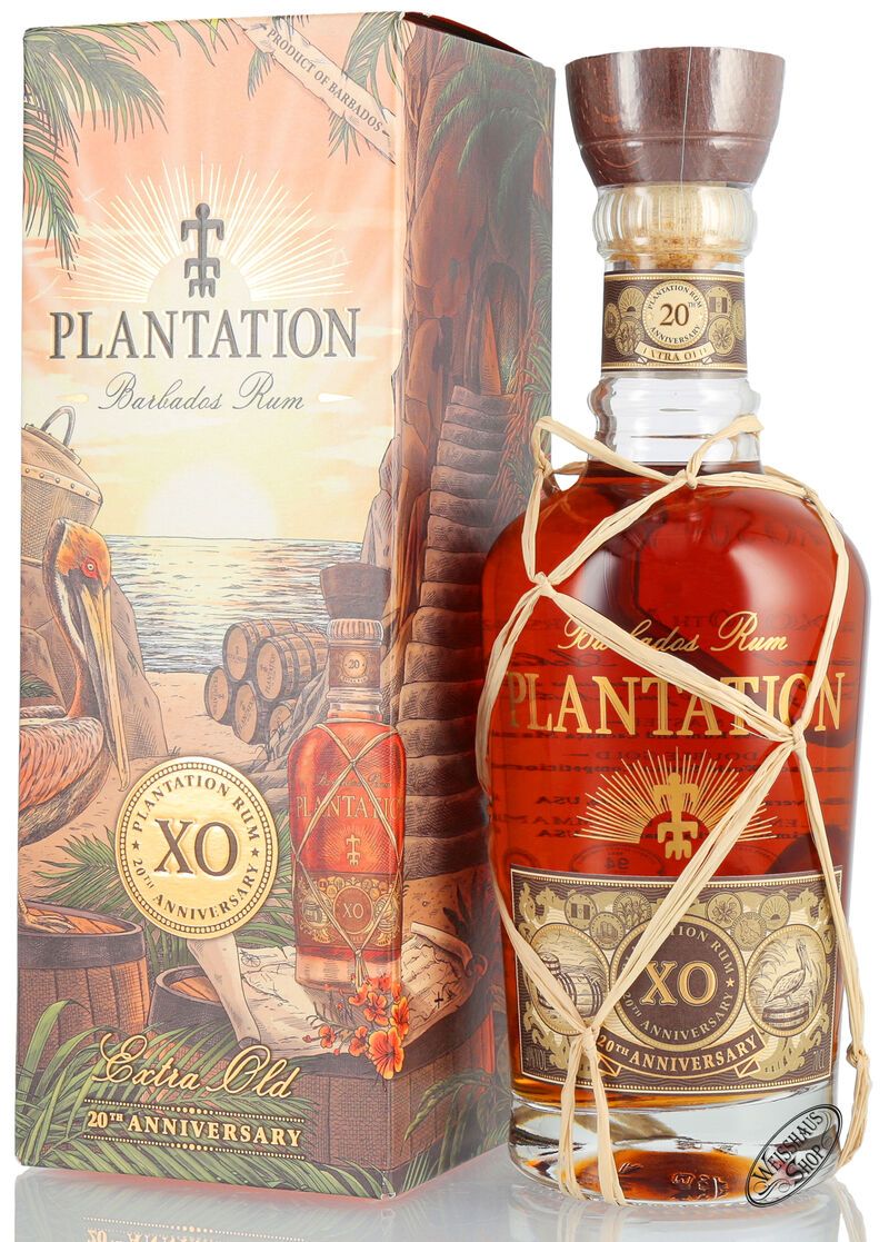 Plantation Barbados X.O. Rum 20th Anniversary 40% vol. 0,70l Plantation Barbados X.O. Rum 20th Anniversary 40% vol. 0,70l