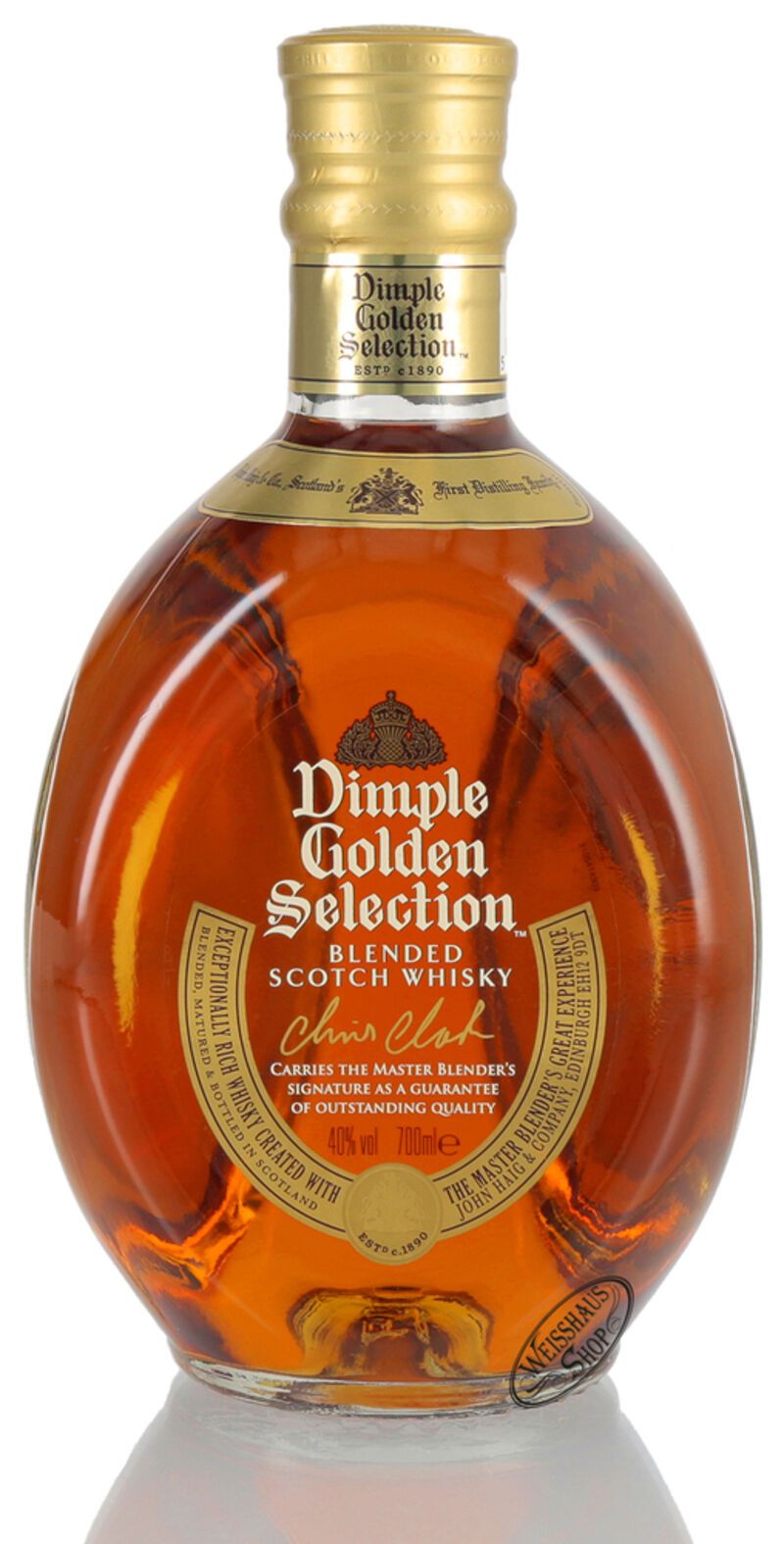 Dimple Golden Selection Blended Scotch Whisky 40% vol. 0,70l Dimple Golden Selection Blended Scotch Whisky 40% vol. 0,70l
