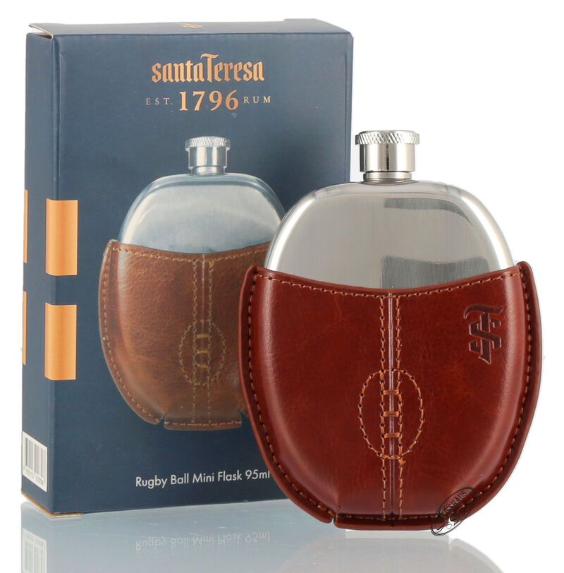 Santa Teresa Rugby Ball Mini 95ml Flachmann Santa Teresa Rugby Ball Mini 95ml Flachmann
