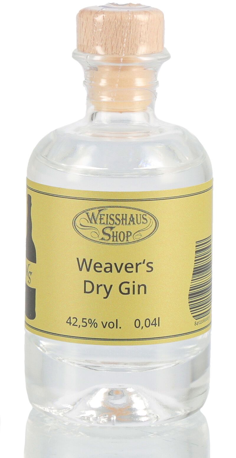 Weaver's Gin 42,5% vol. 0,04l Weisshaus Sample