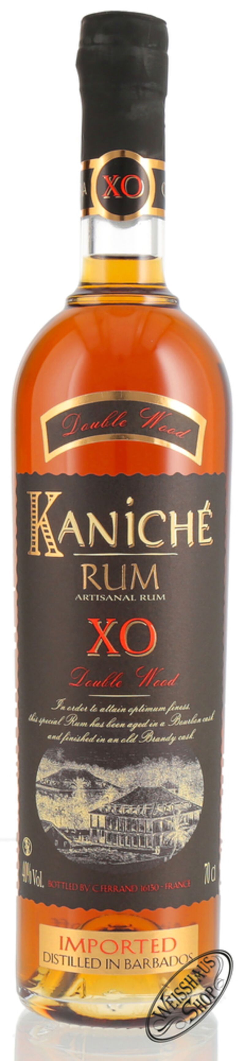 Kaniché XO Double Wood Rum 40% vol. 0,70l B-Ware