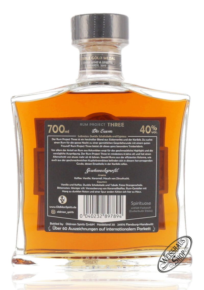 Old Man Dark Expression Spirit 40% vol. 0,70l