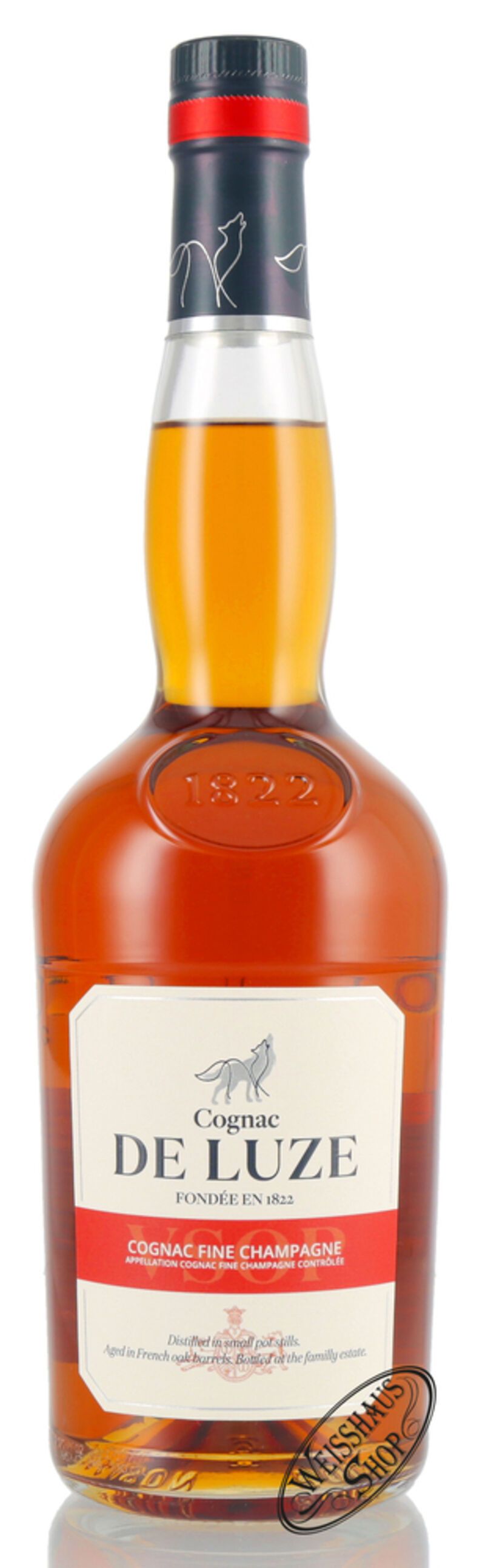 De Luze VSOP Fine Champagne Cognac 40% vol. 0,70l De Luze VSOP Fine Champagne Cognac 40% vol. 0,70l