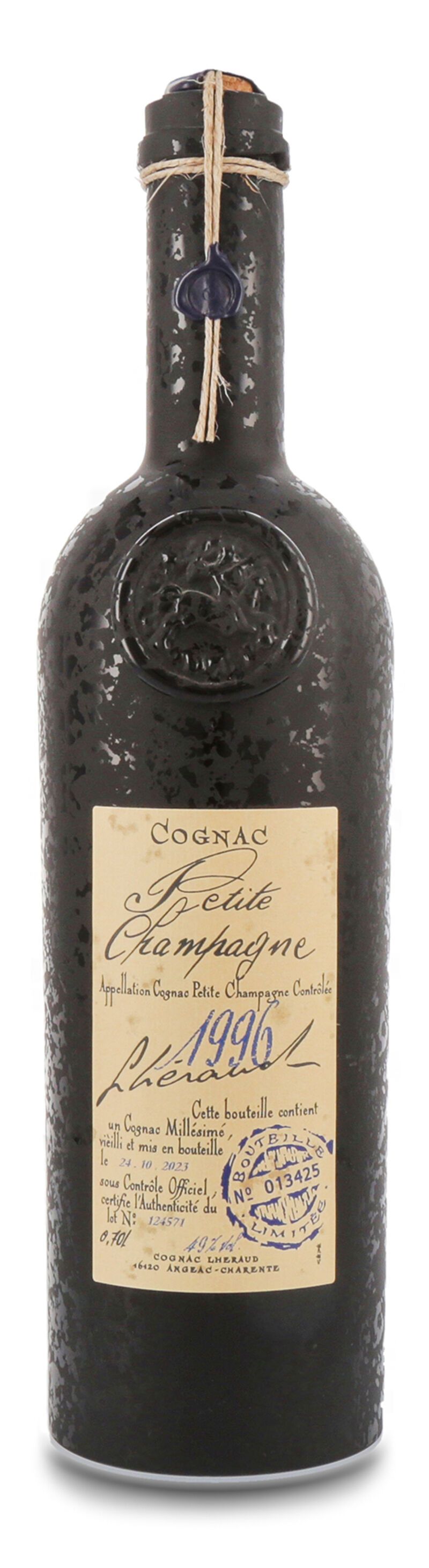 Lhéraud Petite Champagne 1996 Cognac 49% vol. 0,70l Lhéraud Petite Champagne 1996 Cognac 49% vol. 0,70l