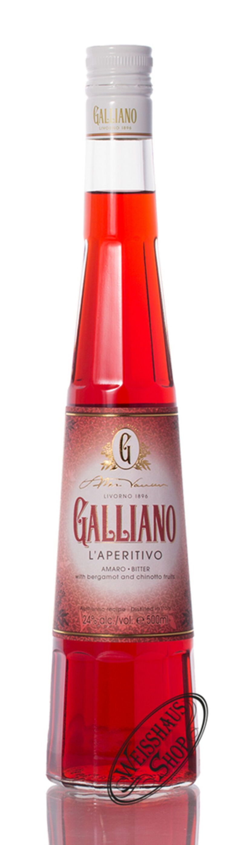 Galliano L'Aperitivo Amaro Bitter 24% vol. 0,50l Galliano L'Aperitivo Amaro Bitter 24% vol. 0,50l