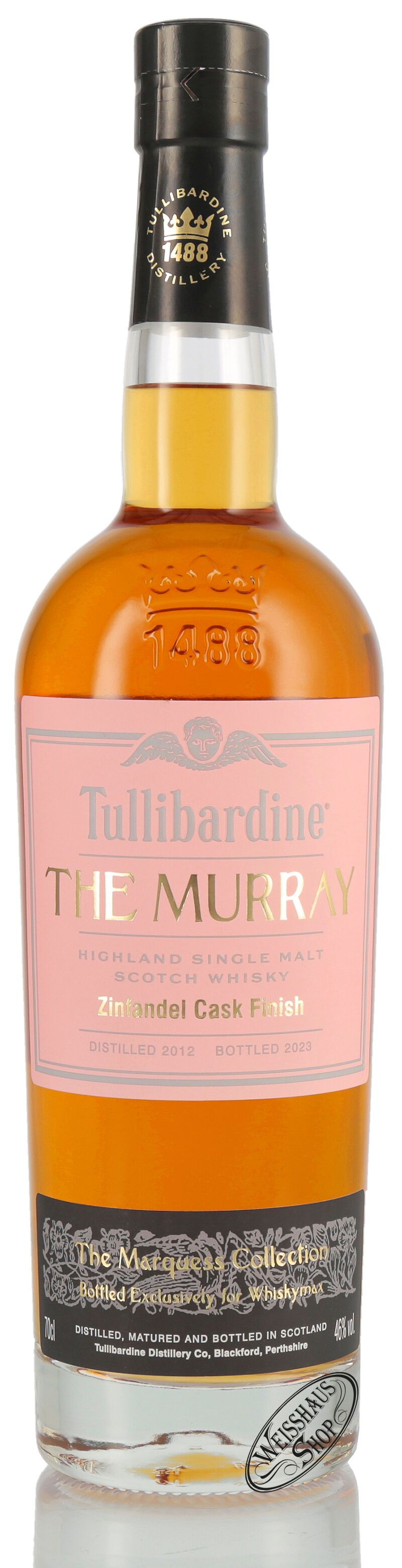 Tullibardine Zinfandel 2012 Cask Finish Whisky 46% vol. 0,70l