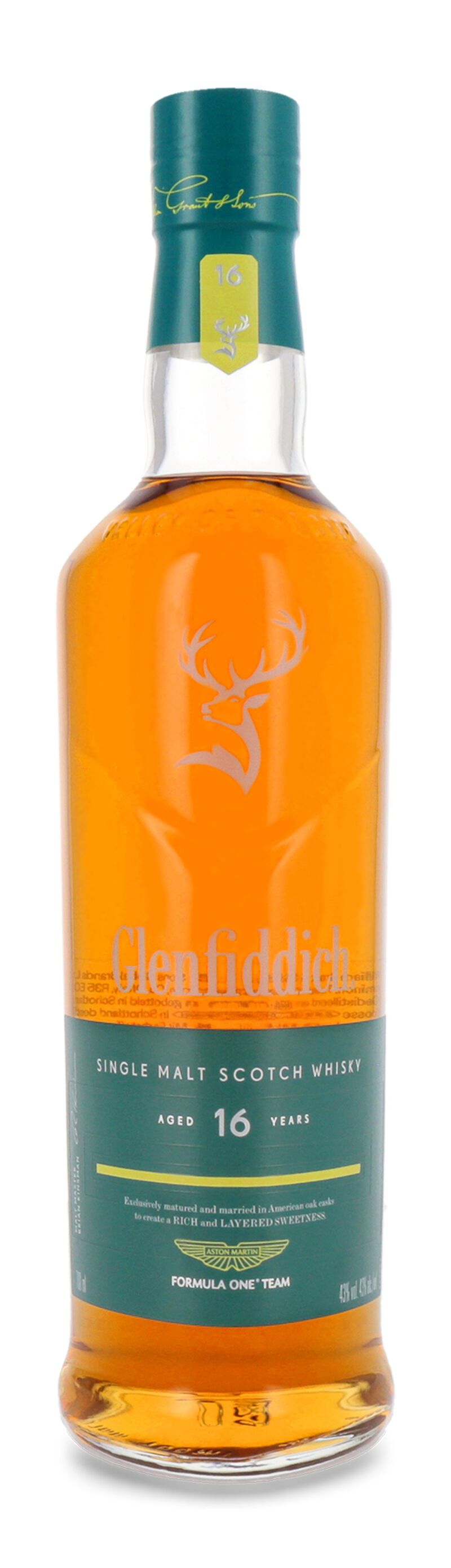 Glenfiddich 16 YO Aston Martin Whisky 43% vol. 0,70l