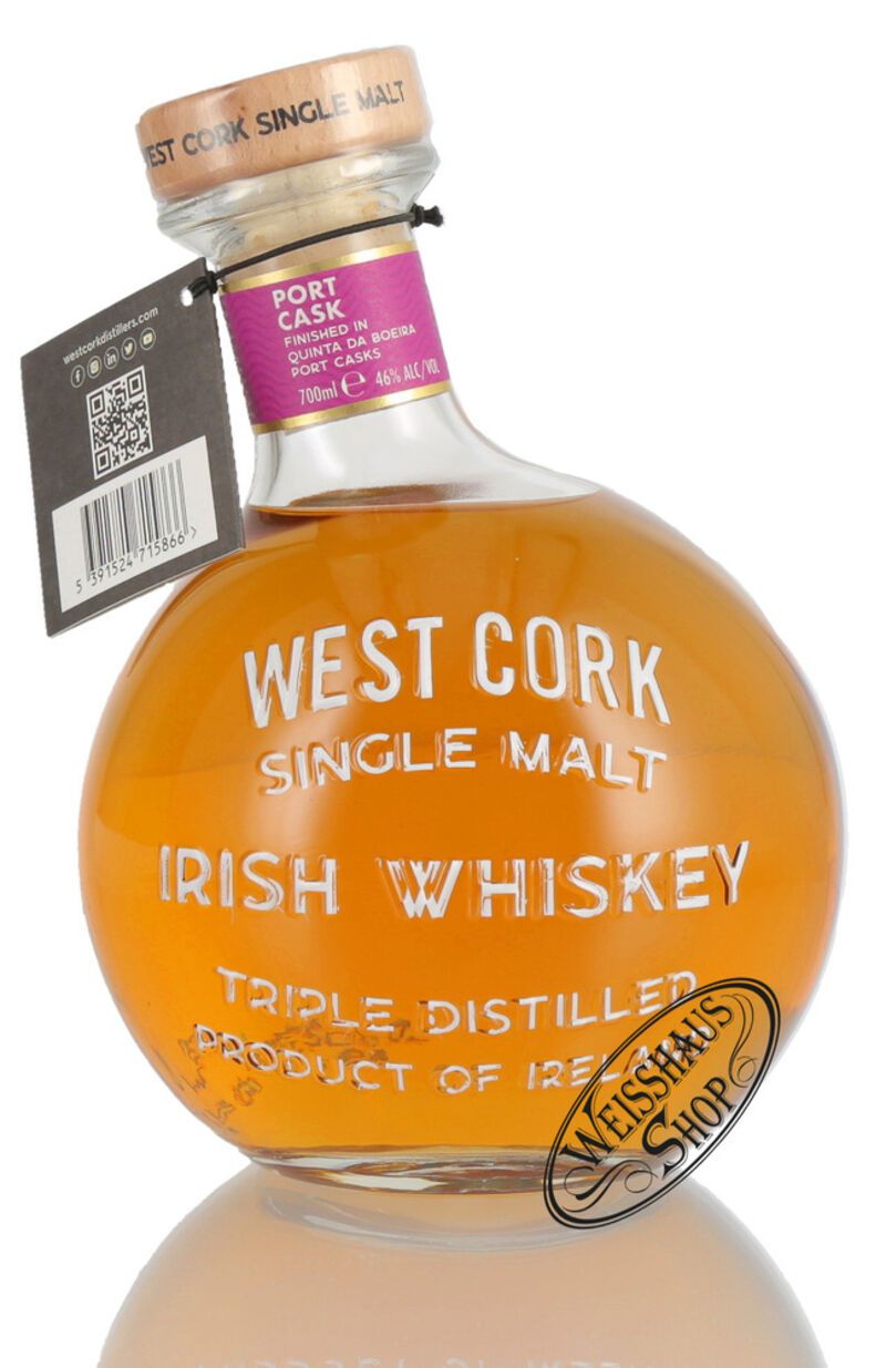 West Cork Maritime Port Cask Finished Whiskey 46% vol. 0,70l West Cork Maritime Port Cask Finished Whiskey 46% vol. 0,70l