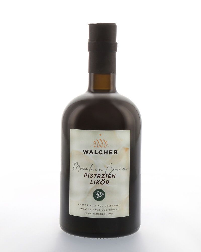 Walcher BIO Pistazien Cream Likör 17% vol. 0,50l Walcher BIO Pistazien Cream Likör 17% vol. 0,50l