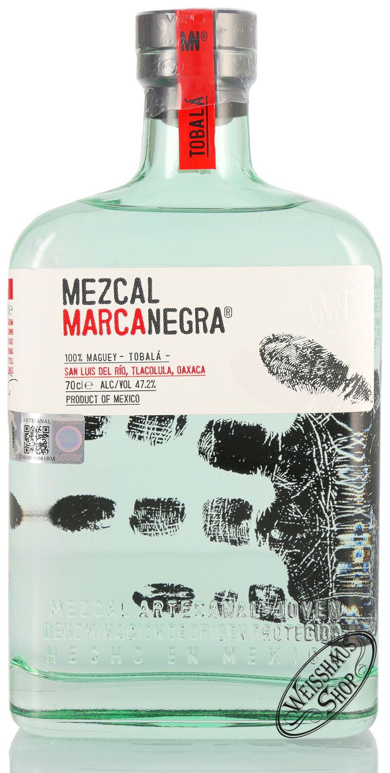 Marca Negra Tobalá Mezcal 47,2% vol. 0,70l