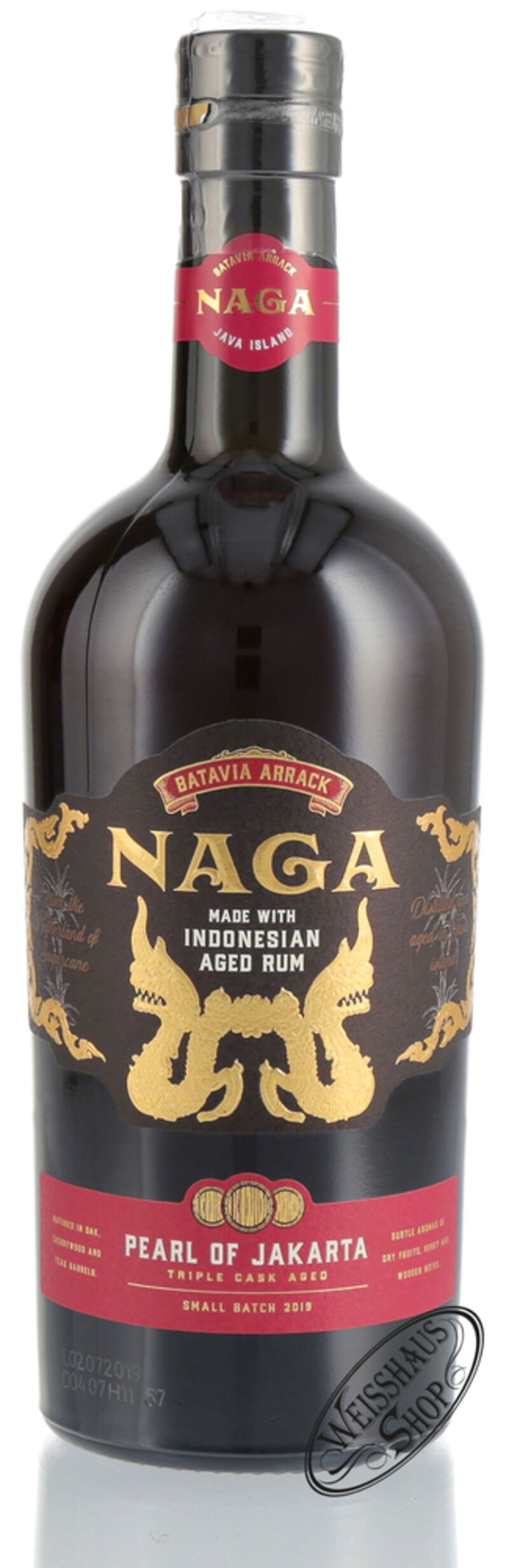 Naga Pearl of Jakarta Triple Cask Indonesian Arrack 42,7% vol. 0,70l
