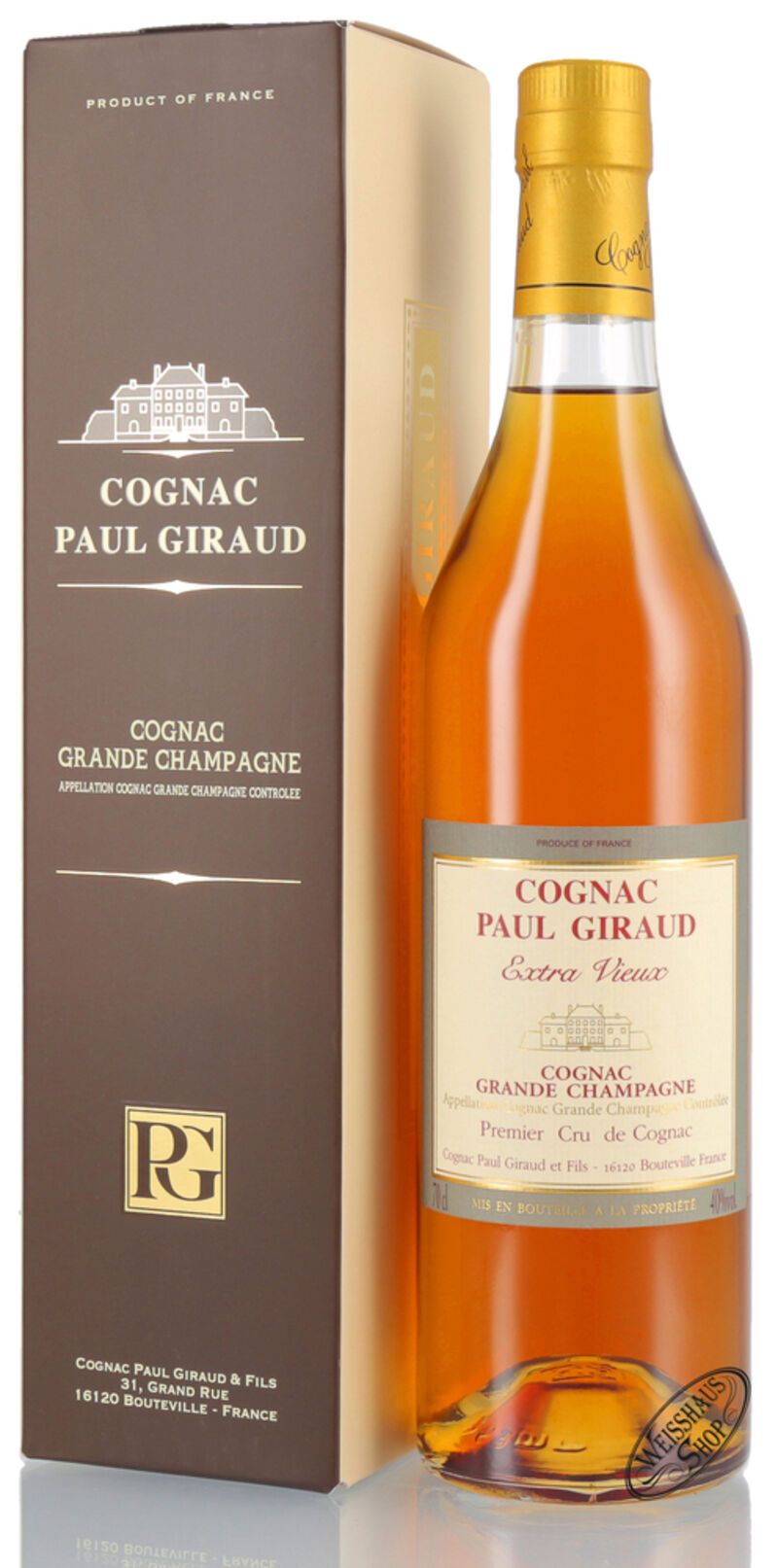 Paul Giraud Cognac Extra Vieux 40% vol. 0,70l Paul Giraud Cognac Extra Vieux 40% vol. 0,70l